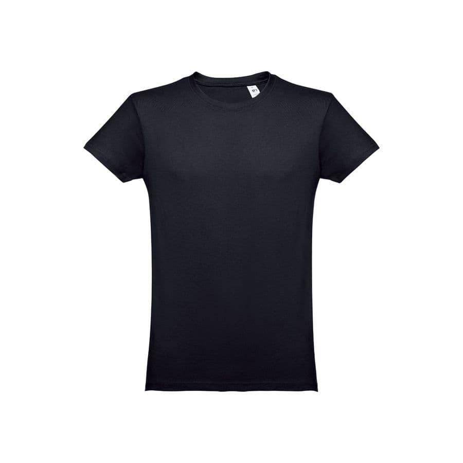 THC LUANDA. T-shirt herr i bomull Svart