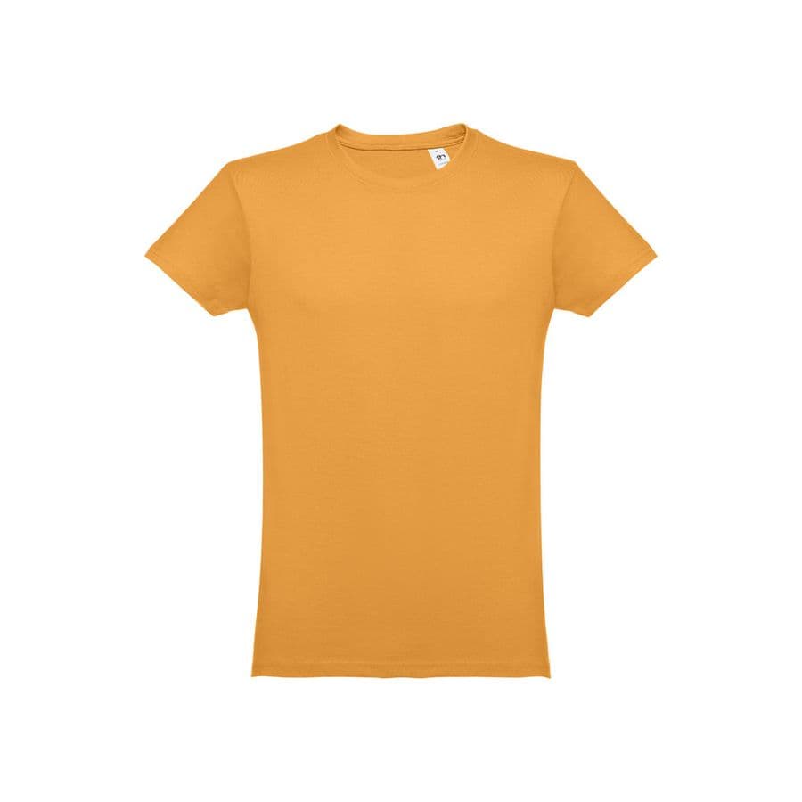 THC LUANDA. T-shirt herr i bomull Mörkgul