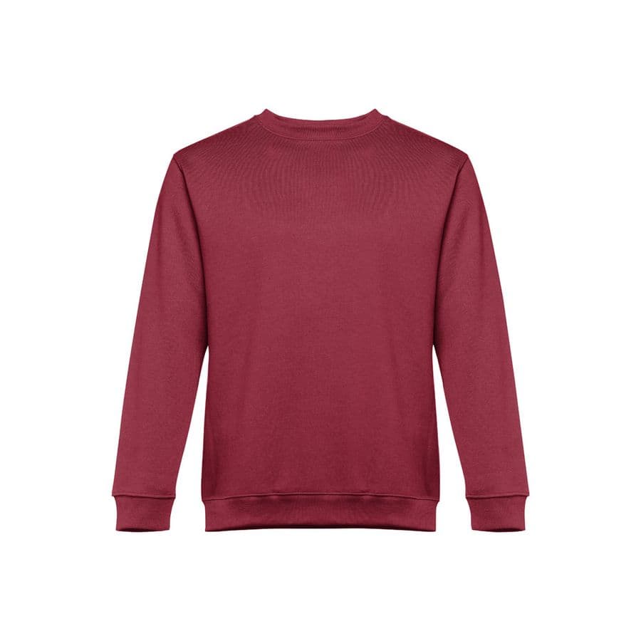 THC DELTA. Sweatshirt (unisex) i bomull och polyester Vinröd