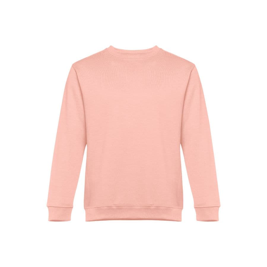 THC DELTA. Sweatshirt (unisex) i bomull och polyester Laxfärg