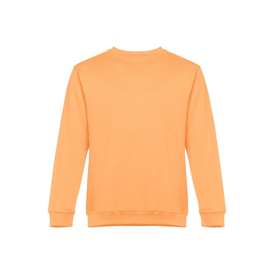THC DELTA. Sweatshirt (unisex) i bomull och polyester Korallorange