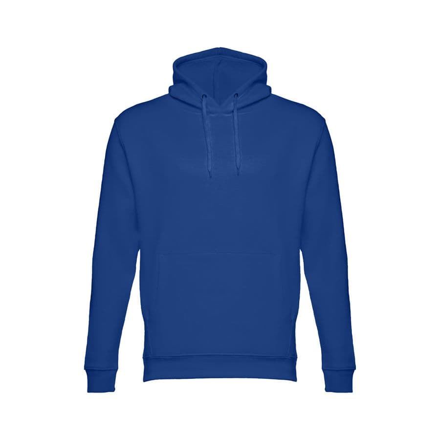 THC PHOENIX. Sweatshirt (unisex) med huva i bomull och polyester Kungsblå