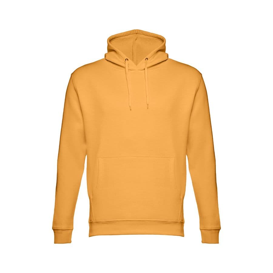 THC PHOENIX. Sweatshirt (unisex) med huva i bomull och polyester Mörkgul