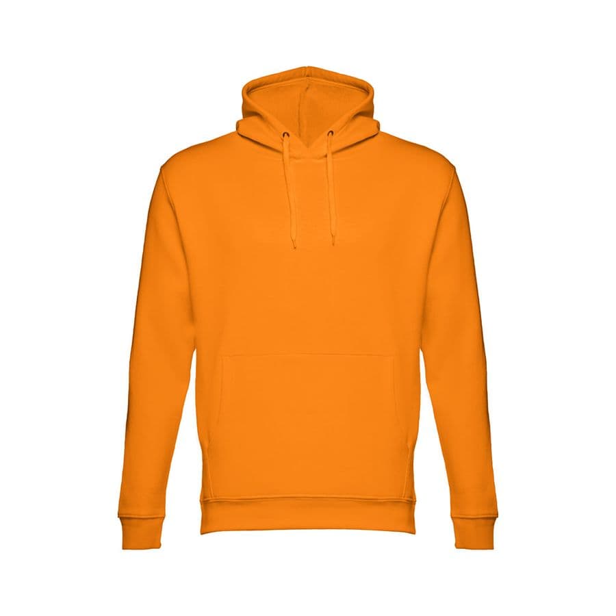 THC PHOENIX. Sweatshirt (unisex) med huva i bomull och polyester Orange