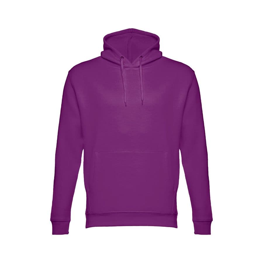 THC PHOENIX. Sweatshirt (unisex) med huva i bomull och polyester Lila