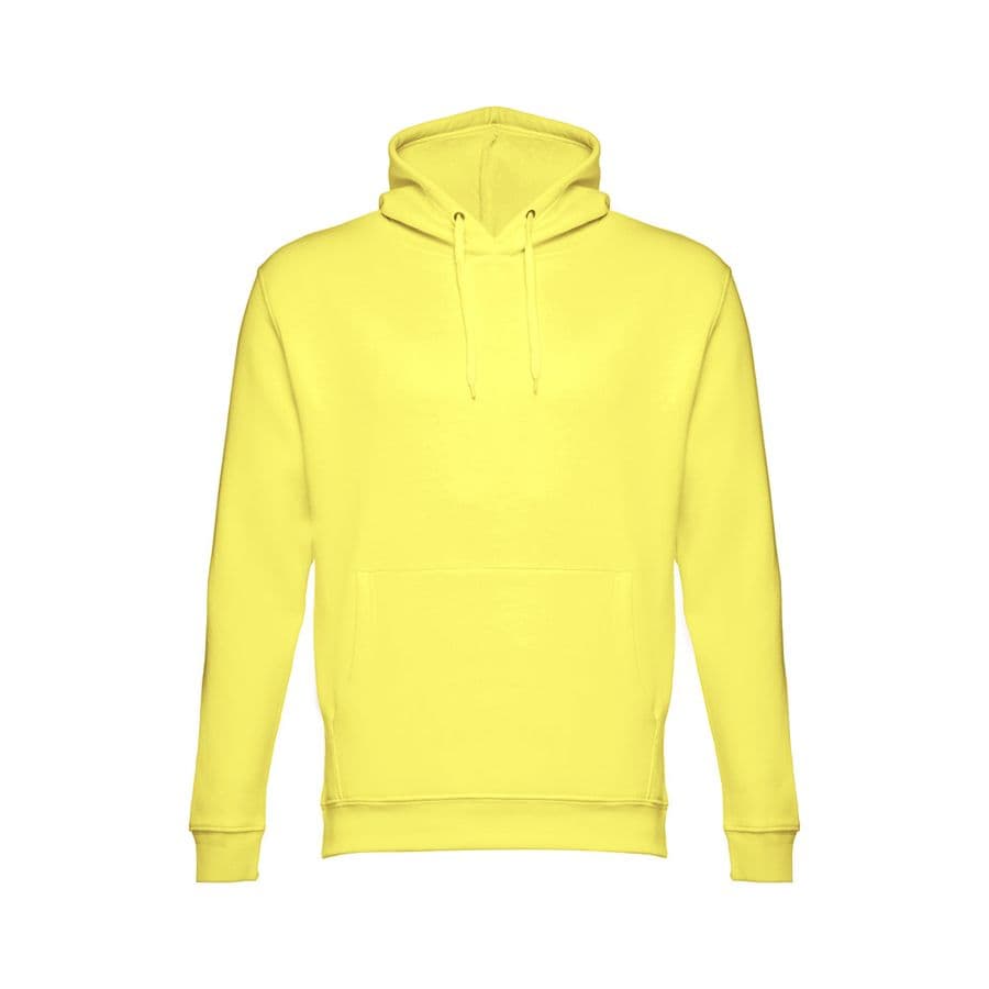 THC PHOENIX. Sweatshirt (unisex) med huva i bomull och polyester Limegul