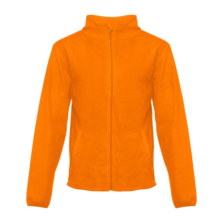 THC HELSINKI. Fleecejacka för herr i polyester Orange