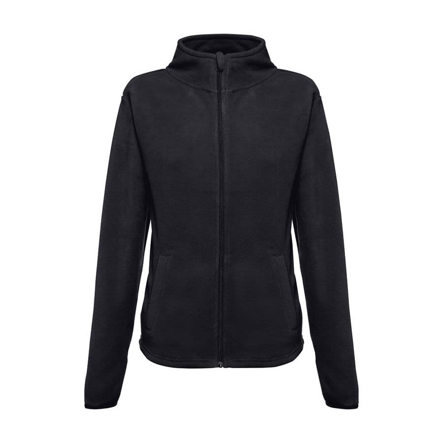 THC HELSINKI WOMEN. Polar fleecejacka i polyester med bälte för kvinnor