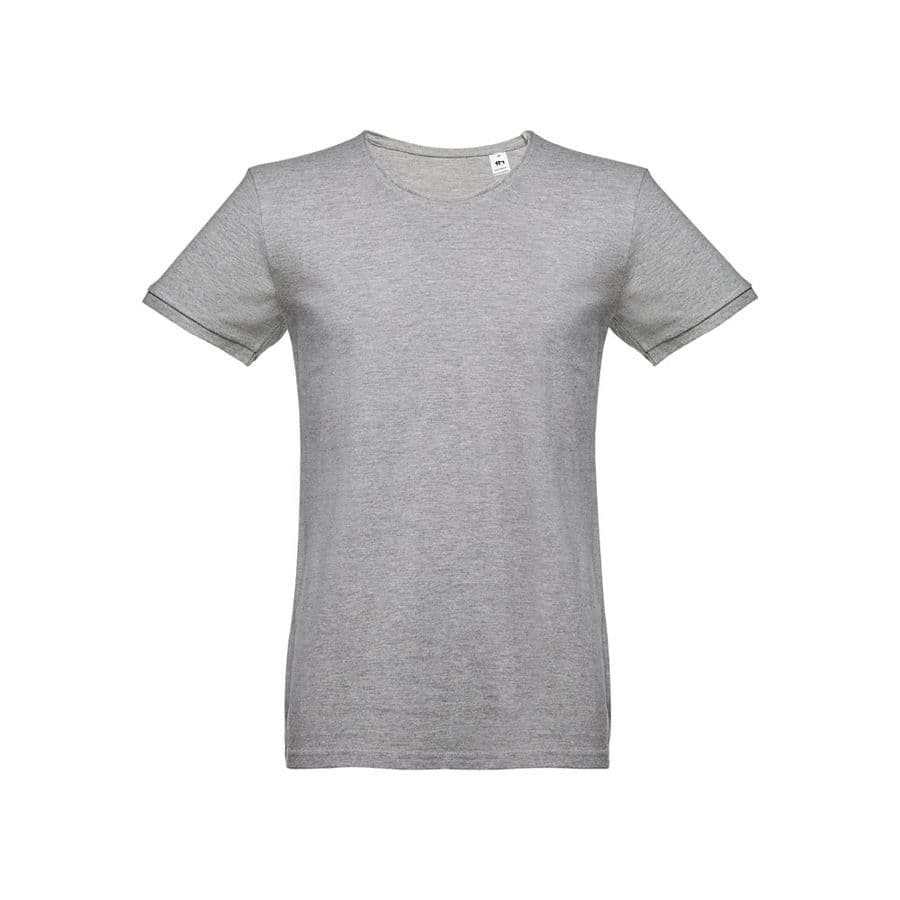 THC SAN MARINO. Kortärmad herr t-shirt i kammad bomull Lyngljusgrå