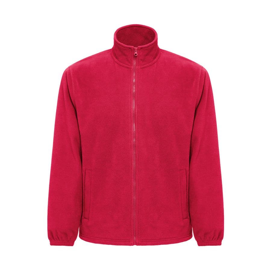 THC GAMA. Högdensitetsfleecejacka för män i polyester Röd