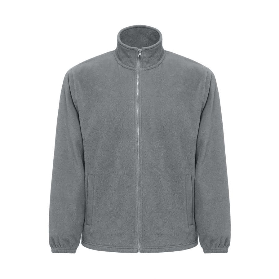THC GAMA. Högdensitetsfleecejacka för män i polyester Grå