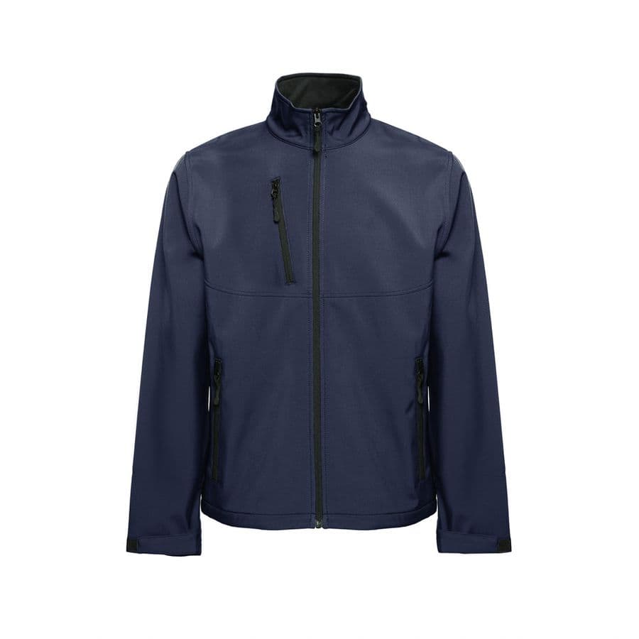 THC EANES. Softshelljacka (unisex) i polyester och elastan Marinblå