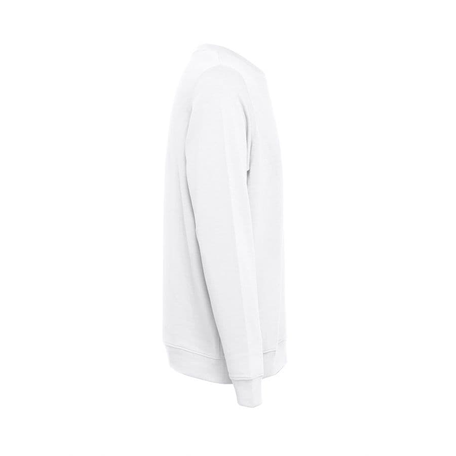 THC COLOMBO WH. Sweatshirt (unisex) i italiensk frotté. vit färg