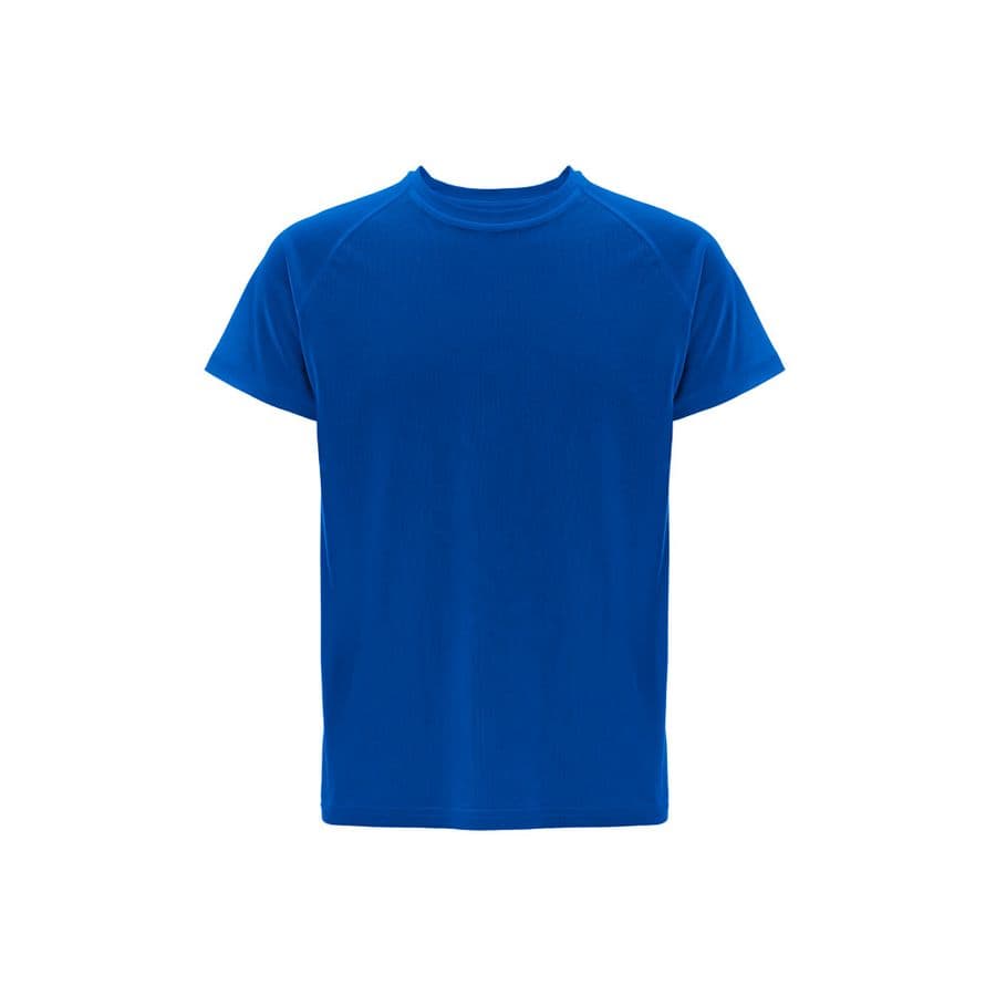 THC MOVE. Kortärmad tränings T-shirt i polyester Kungsblå