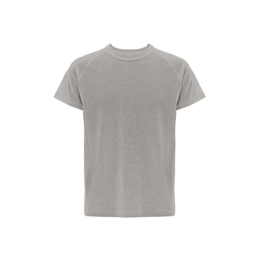 THC MOVE. Kortärmad tränings T-shirt i polyester Ljusgrå