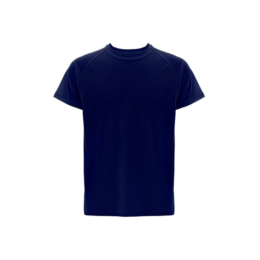 THC MOVE. Kortärmad tränings T-shirt i polyester Marinblå