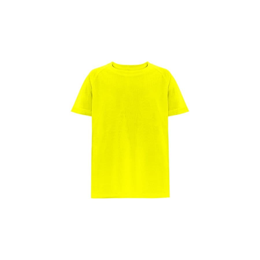 THC MOVE KIDS. tränings kortärmad polyester T-shirt för barn Hexachrome gul