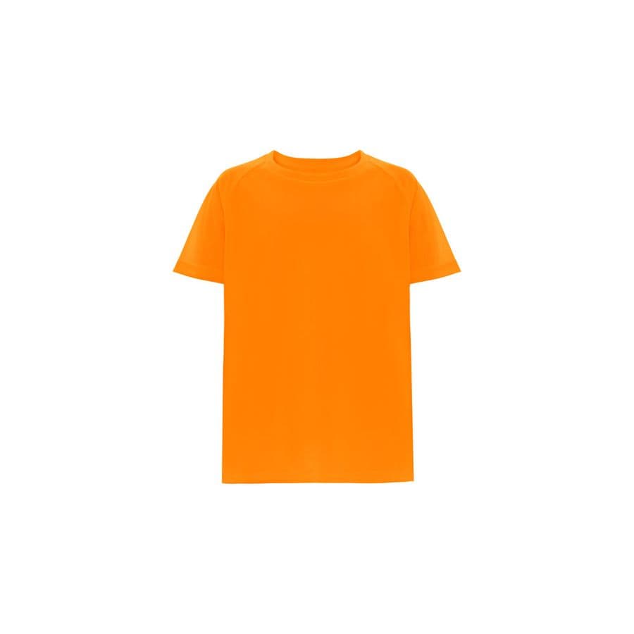 THC MOVE KIDS. tränings kortärmad polyester T-shirt för barn Hexachrome orange