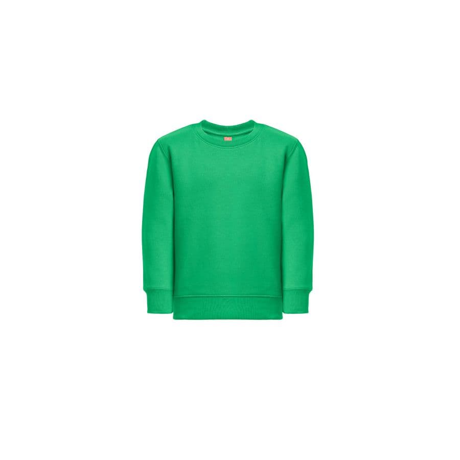THC DELTA KIDS. Barntröja i återvunnen bomull och polyester Grön
