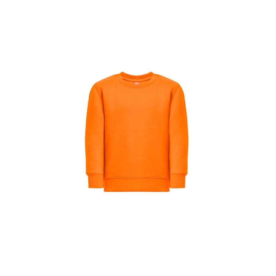 THC DELTA KIDS. Barntröja i återvunnen bomull och polyester Orange