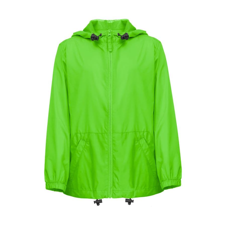 THC DUBLINERS KIDS. Vindjacka (unisex) Limegrön