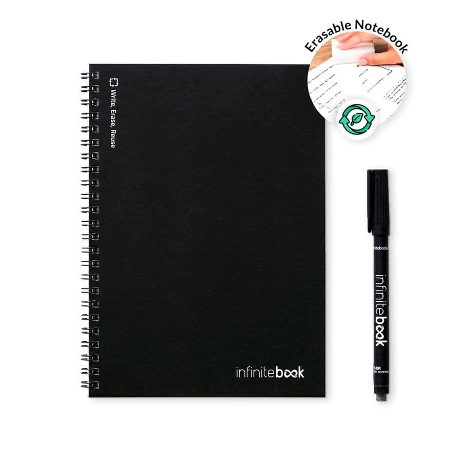 INFINITEBOOK LINED A5. Infinitebook med flexibelt omslag och 15 linjerade sidor