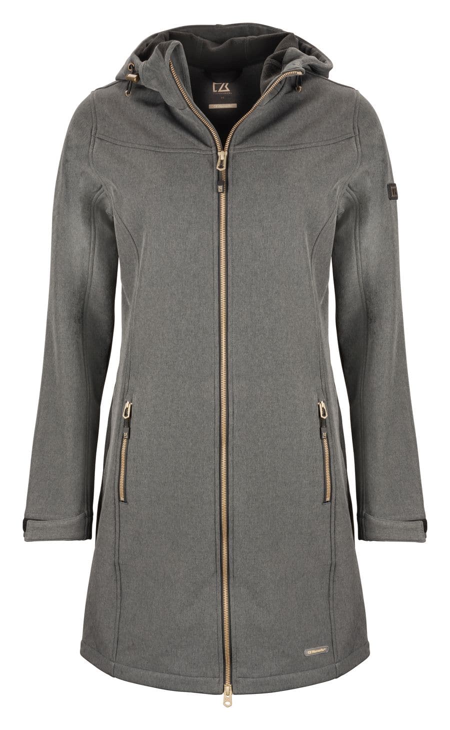 Whittier Jacket Women Antracitmelerad