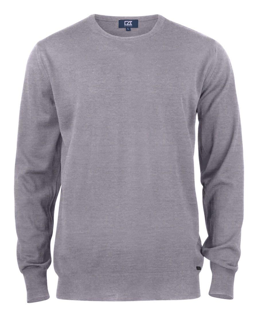 Kennewick Crewneck Men Gråmelerad