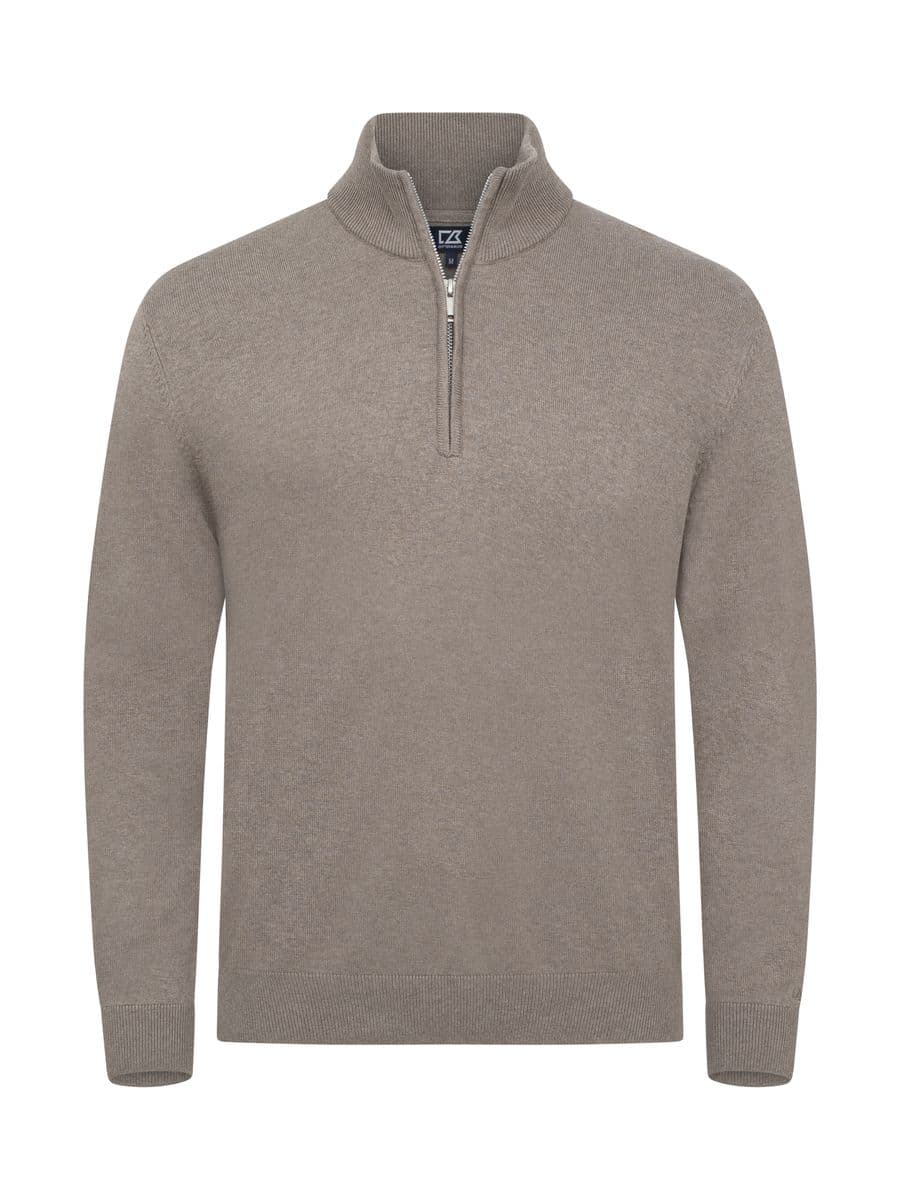 Oakville Half Zip Sweater Men Nougatmelerad