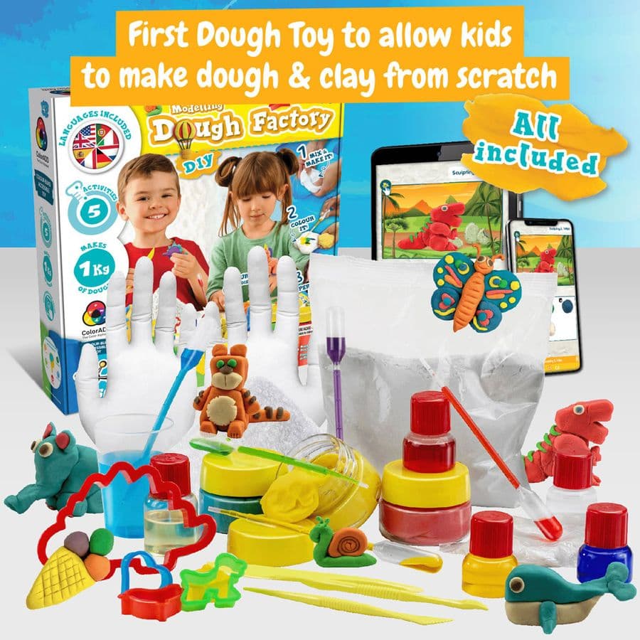 Modeling Dough Factory Kit I. Pedagogiskt spel för barn