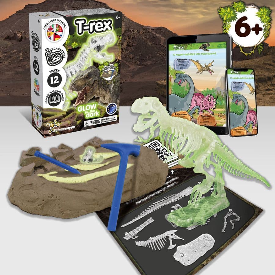 Fossil Excavation Kit I. Pedagogiskt spel för barn