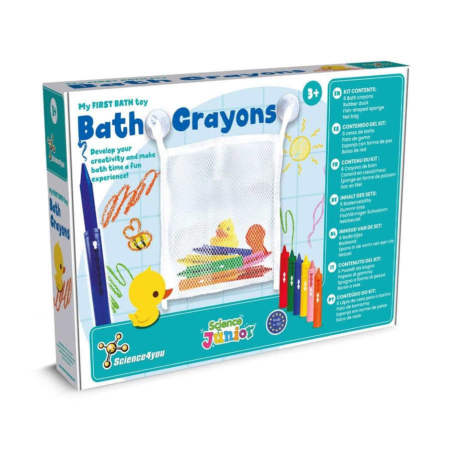 BATH CRAYONS. Pedagogiska leksaker för barn