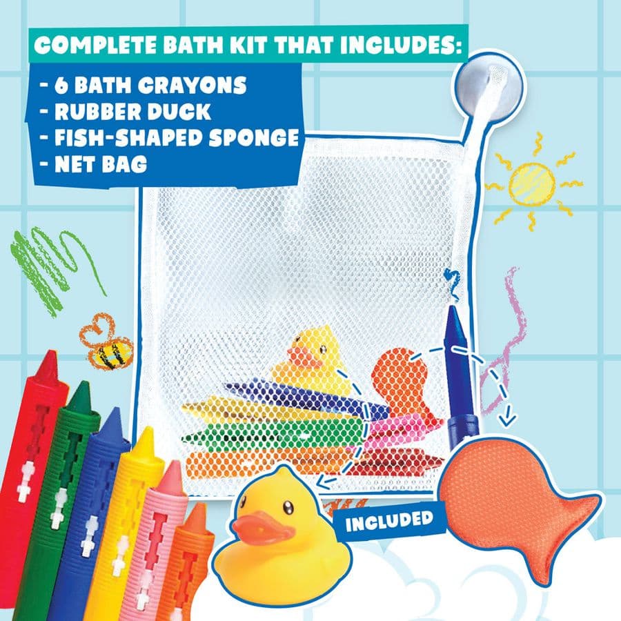 BATH CRAYONS. Pedagogiska leksaker för barn
