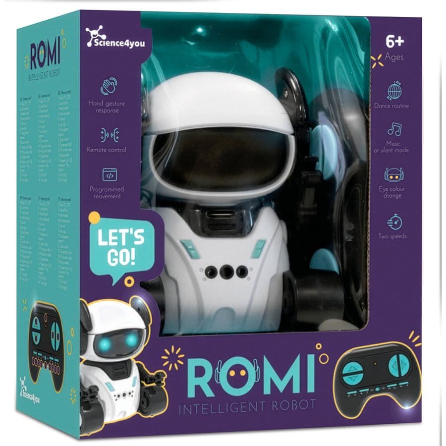 ROMI INTELLIGENT ROBOT. Lärorikt leksak för barn
