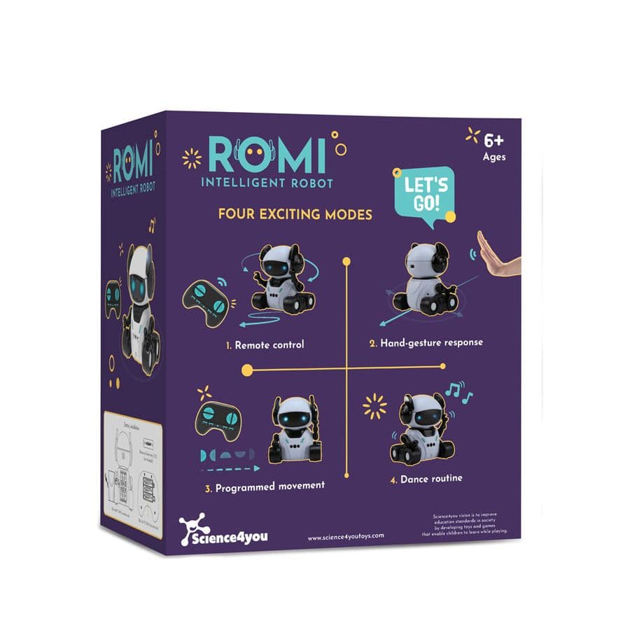 ROMI INTELLIGENT ROBOT. Lärorikt leksak för barn