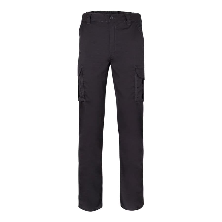 VL LUGH. Stretchbyxor med flera fickor (240g/m²) i bomull (46%), EME (38%) och polyester (16%)