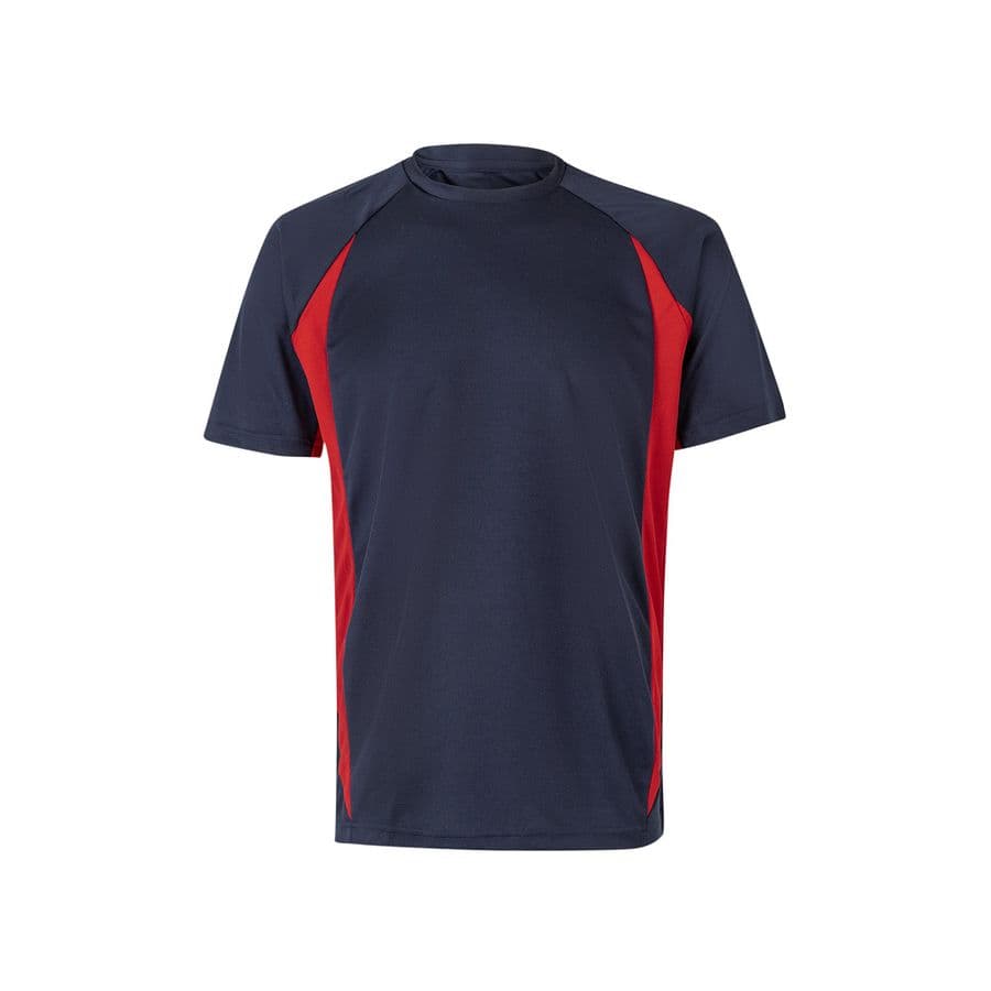VL SLAYER. Tvåfärgad teknisk t-shirt i (160g/m²), i polyester (100%) Blå