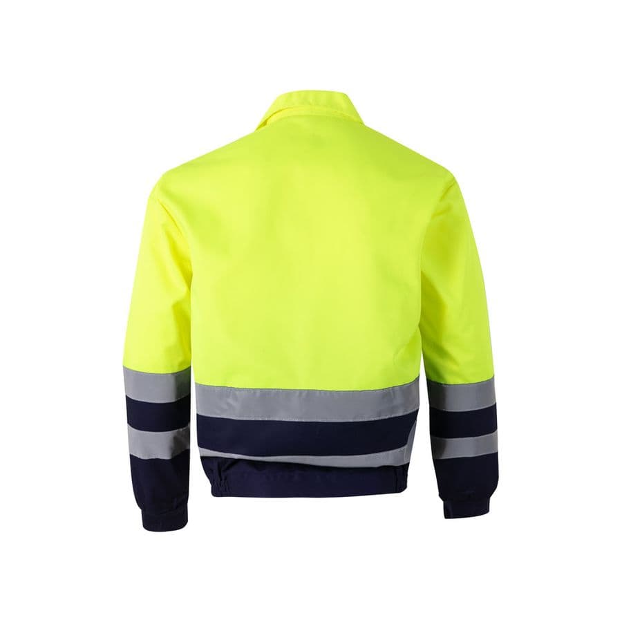 VL NEPTUNE. Tvåfärgad twilljacka (210g/m²) i polyester (80%) och bomull (20%)