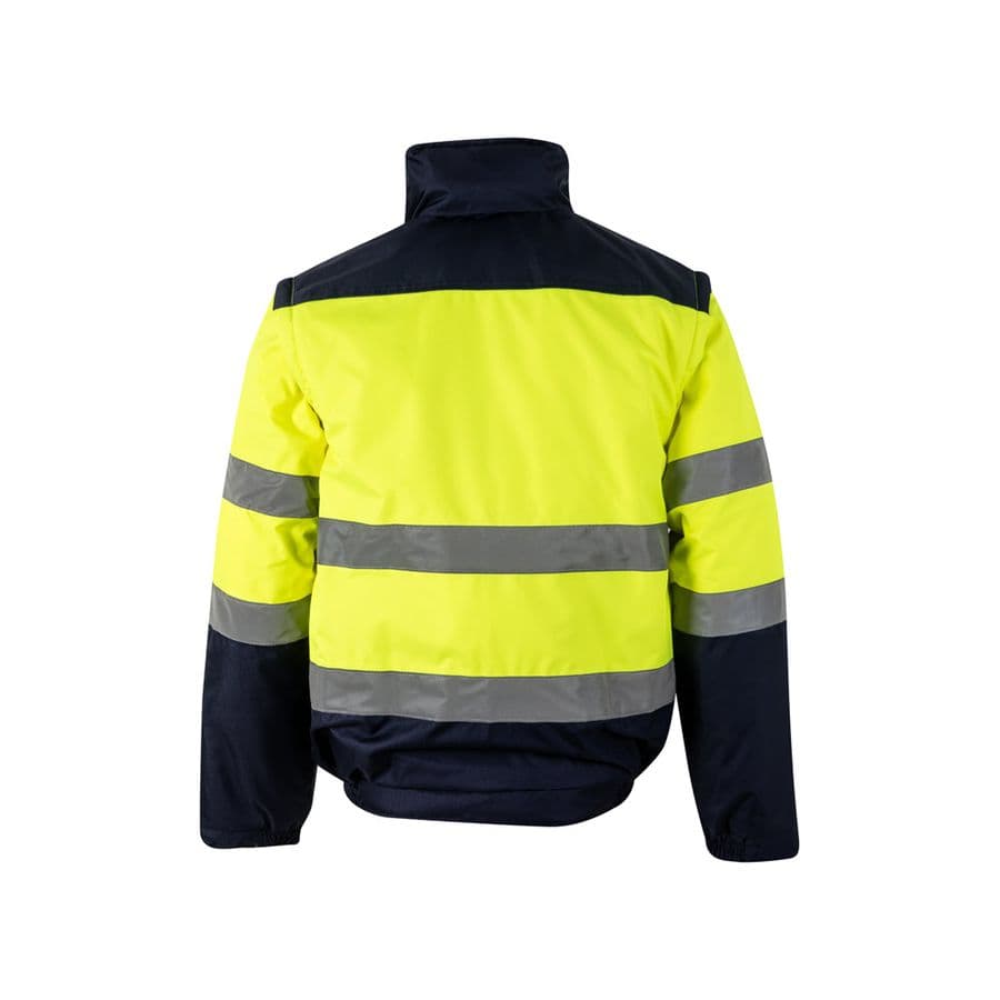 VL JUPITER LARGE. Tvåfärgad vadderad jacka (180g/m²) i polyester (100%), med PU-beläggning