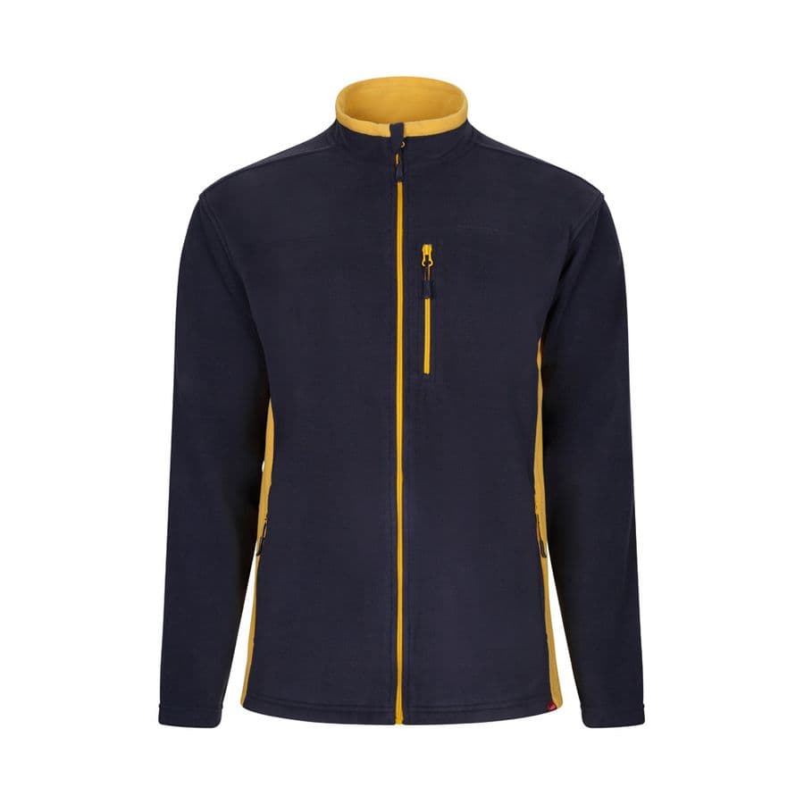 VL GERAS. Tvåfärgad fleecejacka (220g/m²) i polyester (100%)