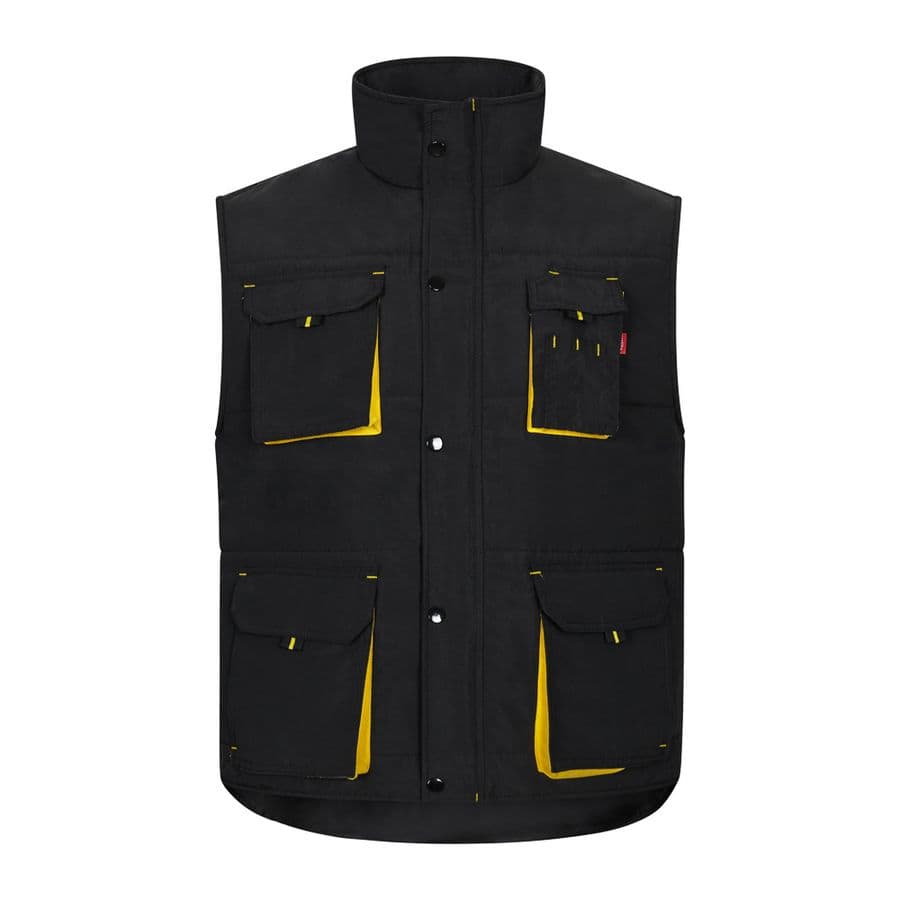 VL NERGAL. Vadderad väst, tvåfärgad, multificka (120g/m²), i polyester (100%)