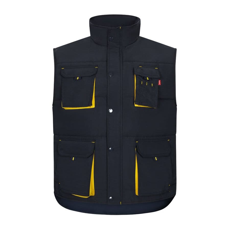 VL NERGAL. Vadderad väst, tvåfärgad, multificka (120g/m²), i polyester (100%)