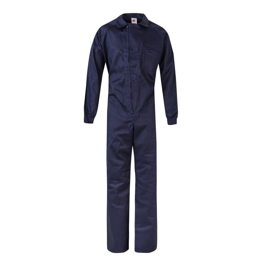 VL YAMA. Twill jumpsuit (200g/m²), i bomull (35%) och polyester (65%) Blå