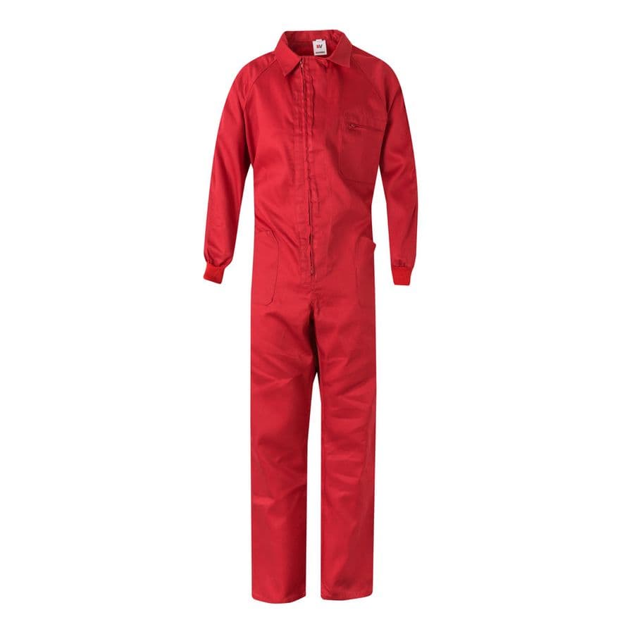 VL YAMA. Twill jumpsuit (200g/m²), i bomull (35%) och polyester (65%) Röd