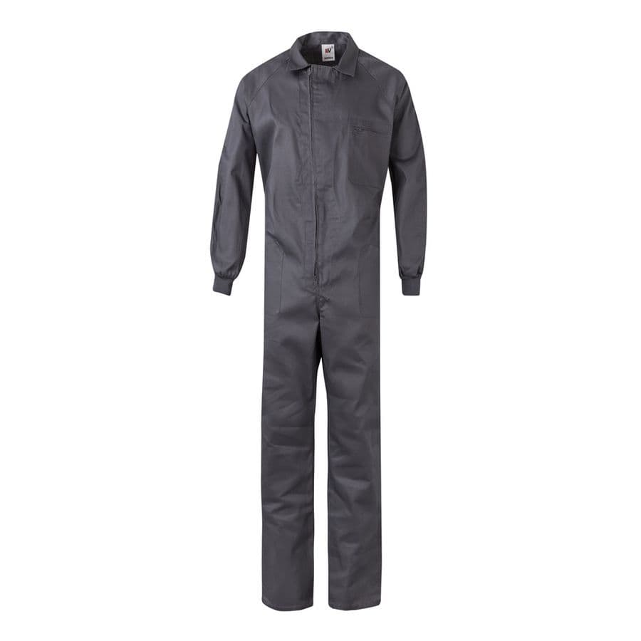 VL YAMA. Twill jumpsuit (200g/m²), i bomull (35%) och polyester (65%) Grå