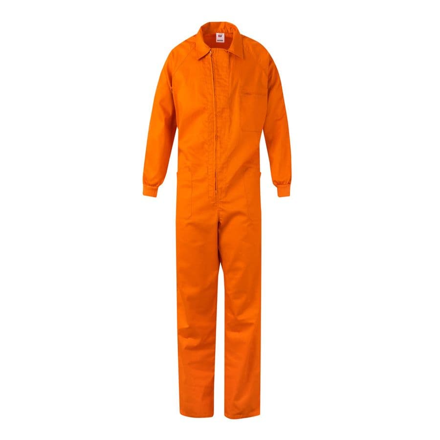 VL YAMA. Twill jumpsuit (200g/m²), i bomull (35%) och polyester (65%) Orange