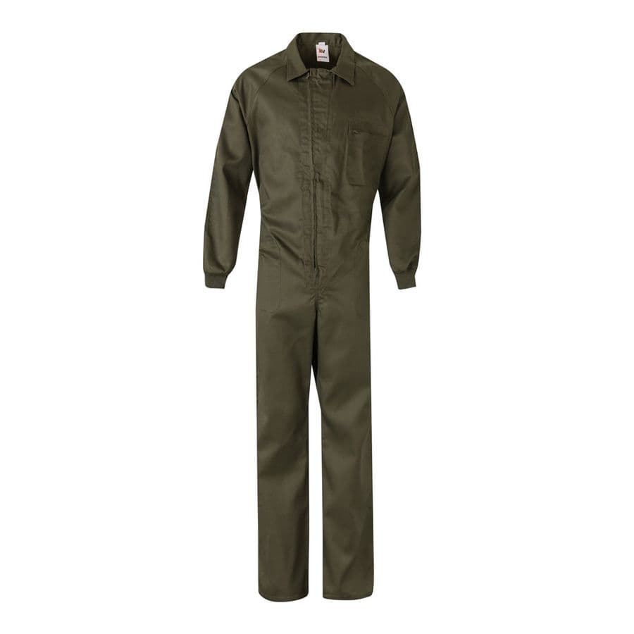 VL YAMA. Twill jumpsuit (200g/m²), i bomull (35%) och polyester (65%) Militärgrön