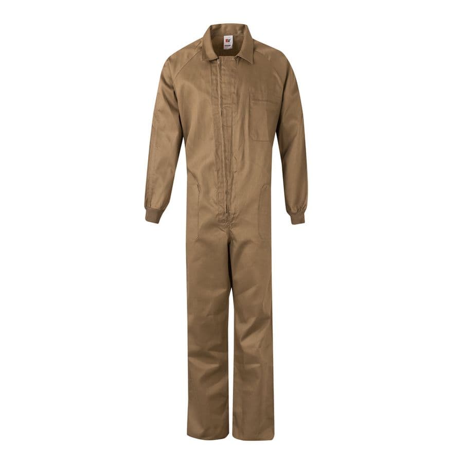 VL YAMA. Twill jumpsuit (200g/m²), i bomull (35%) och polyester (65%) Naturfärg