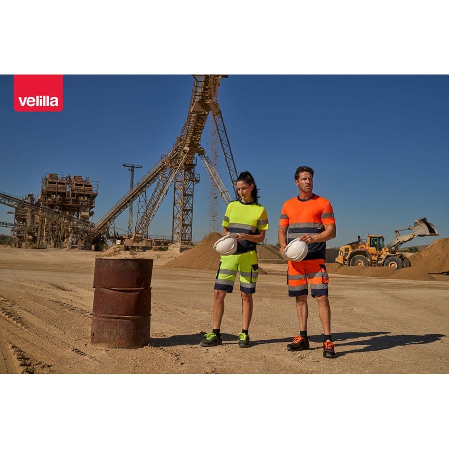 VL BRAHMA. Tvåfärgad t-shirt (140g/m²), i polyester (100%)