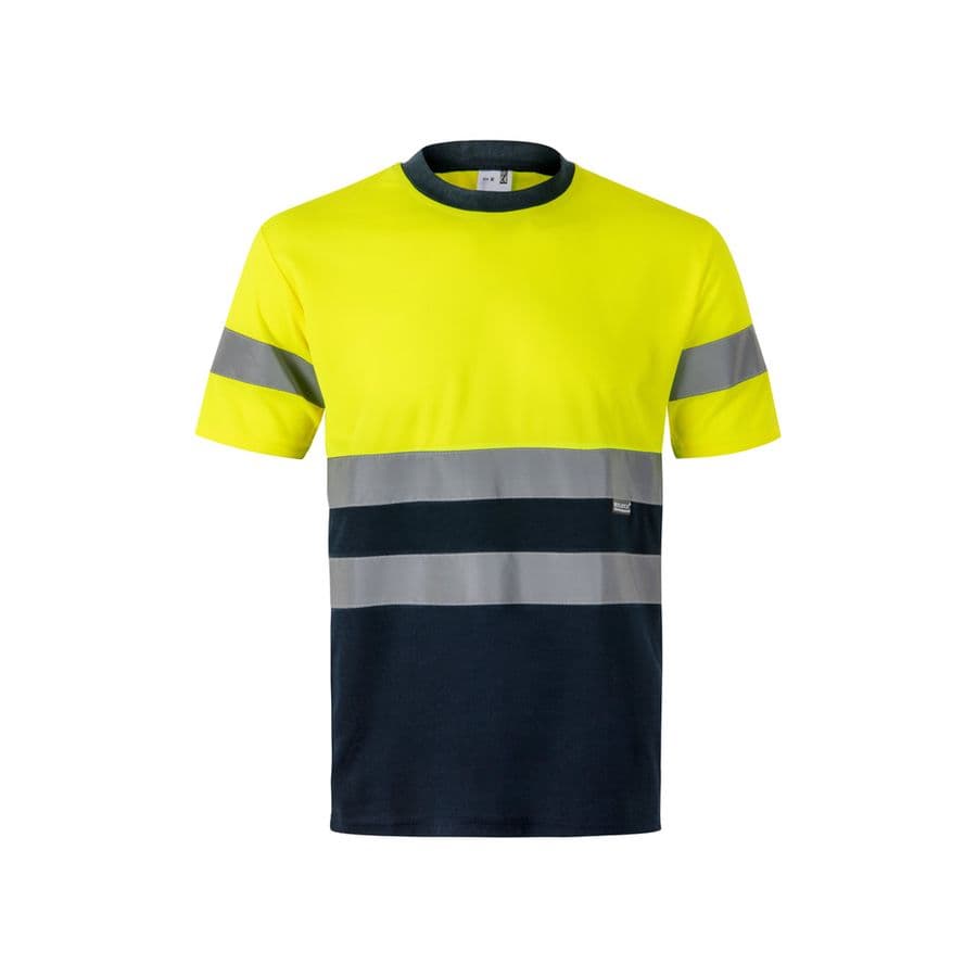 VL BRAHMA LARGE. Tvåfärgad t-shirt (140g/m²), i polyester (100%)